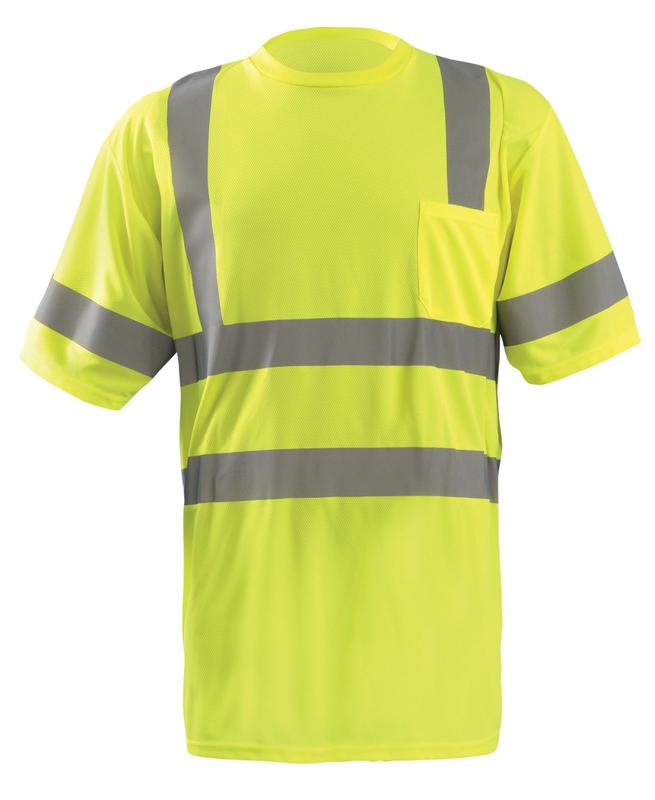 Classic Wicking Birdseye Short Sleeve T-Shirt - Hi-Viz Apparel